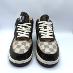 Air Force 1 Low x LV Monogram Brown Damier Azur