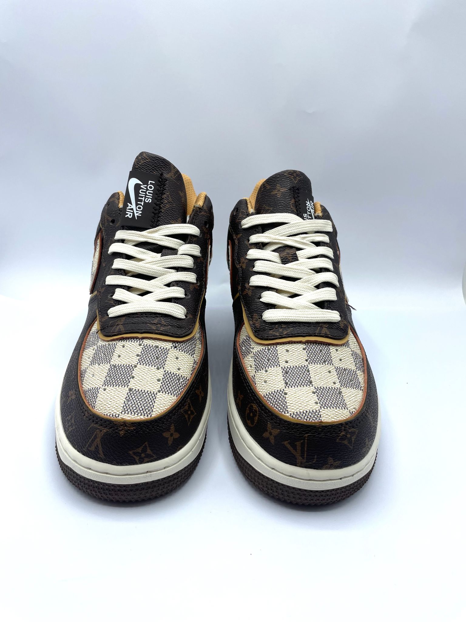 Nike Air Force 1 Low X Louis Vuitton Monogram Brown Damier Azur