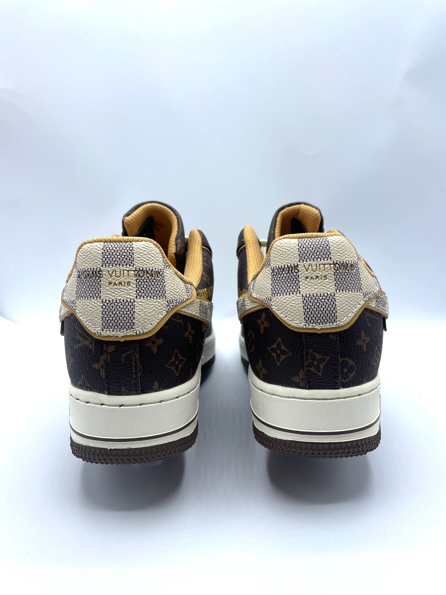 lv air force 1 monogram brown