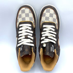 Nike Air Force 1 Low X Louis Vuitton Monogram Brown Damier Azur With B –  ZINZEEX