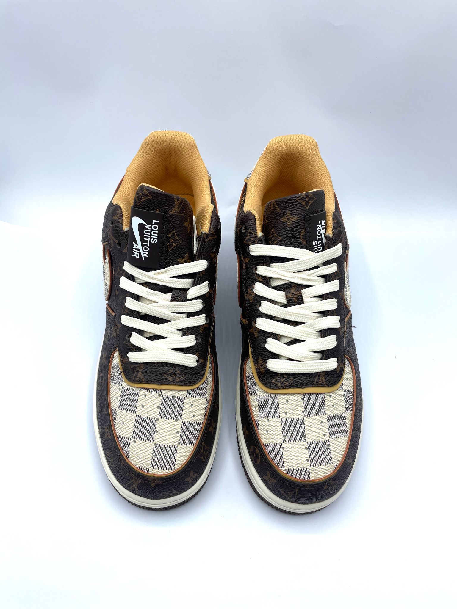 Nike Air Force 1 Low Louis Vuitton Monogram Brown Damier Azur