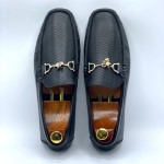 Men's Moccasins Tassels Shoe (Black)