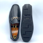 Men's Moccasins Tassels Shoe (Black)