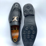 Men's Semiformal LV Buckled Shoe (Black)