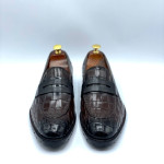Men's Semiformal Crocodile With Heighted Vibram Sole (Brown)