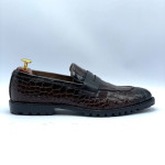 Men's Semiformal Crocodile With Heighted Vibram Sole (Brown)