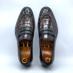 Men's Semiformal Crocodile With Heighted Vibram Sole (Brown)